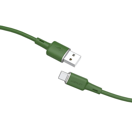 Кабел Acefast C2 - 04 USB към USB - C 1.2 m 3A зелен