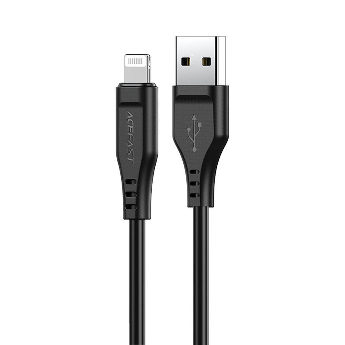 Кабел Acefast C3-02, MFI, USB към Lightning, 1.2 m, 2.4 A, черен