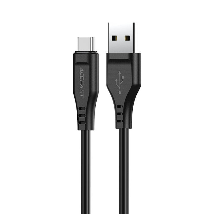 Кабел за пренос на данни от USB към USB Type C Acefast, 1.2m, 3A, Черен