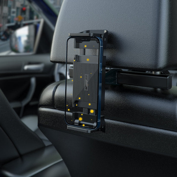 Поставка за телефон/таблет за задна седалка на автомобил Acefast, 135-230mm, Черен
