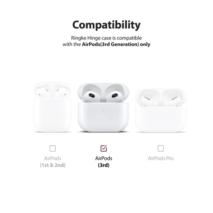 Кейс Ringke Hinge за AirPods 3 прозрачен (EC59094RS)