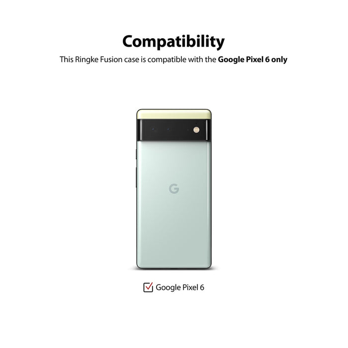 Калъф Ringke Fusion TPU F566E52 за Google Pixel 6 прозрачен