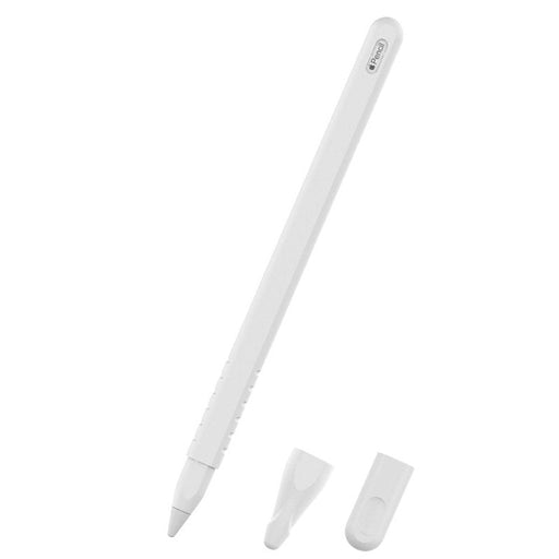 Силиконов кейс за стилус Apple Pencil 2 Бял