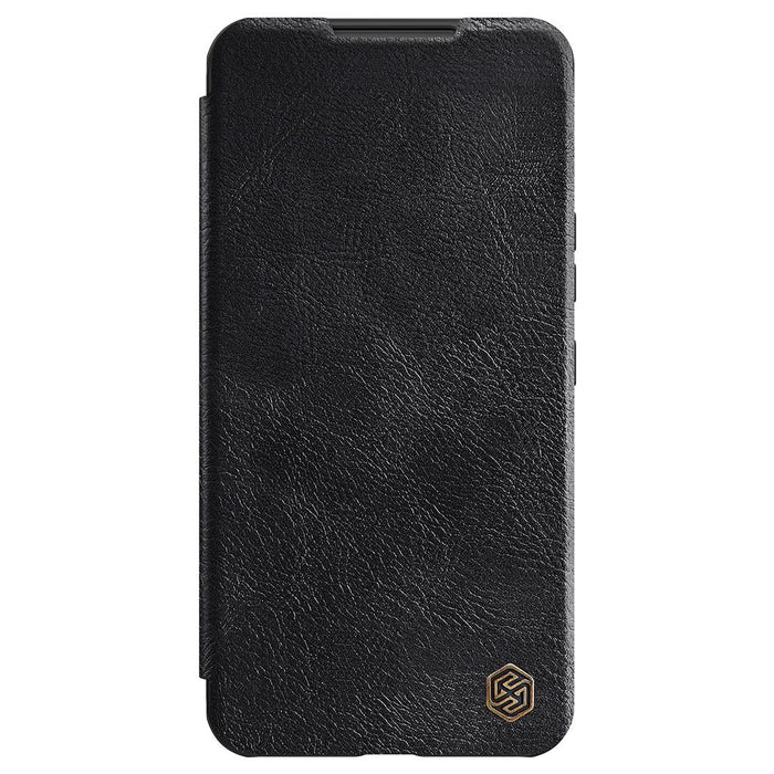 Кейс Nillkin Qin Leather Pro за Samsung Galaxy S22 + (S22 Plus) , със защита за камерата, Черен