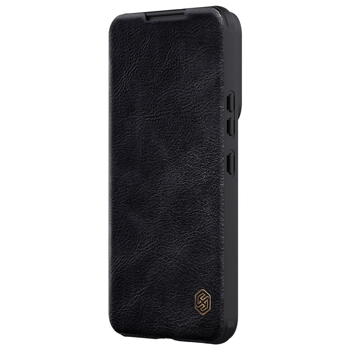 Кейс Nillkin Qin Leather Pro за Samsung Galaxy S22 + (S22 Plus) , със защита за камерата, Черен