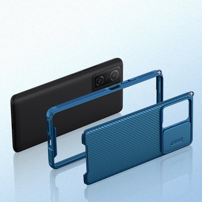 Кейс Nillkin CamShield за  Xiaomi Mi 11T Pro / Mi 11T, с протектор за камера, черен