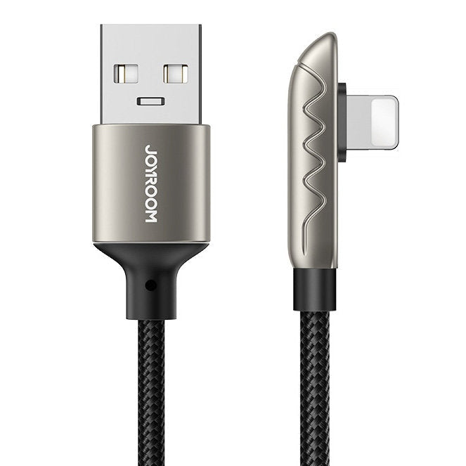 Кабел за пренос на данни от USB към Lightning Joyroom, 2.4A, 1.2m, Сребрист