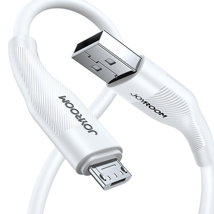 Кабел за пренос на данни от USB към micro Joyroom 3A 1m Бял