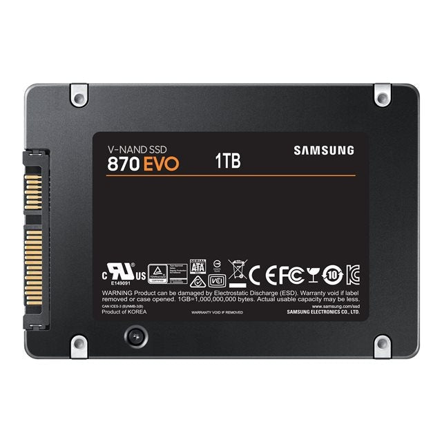 SAMSUNG SSD 870 EVO 1TB 2.5inch SATA 560MB/s read 530MB/s