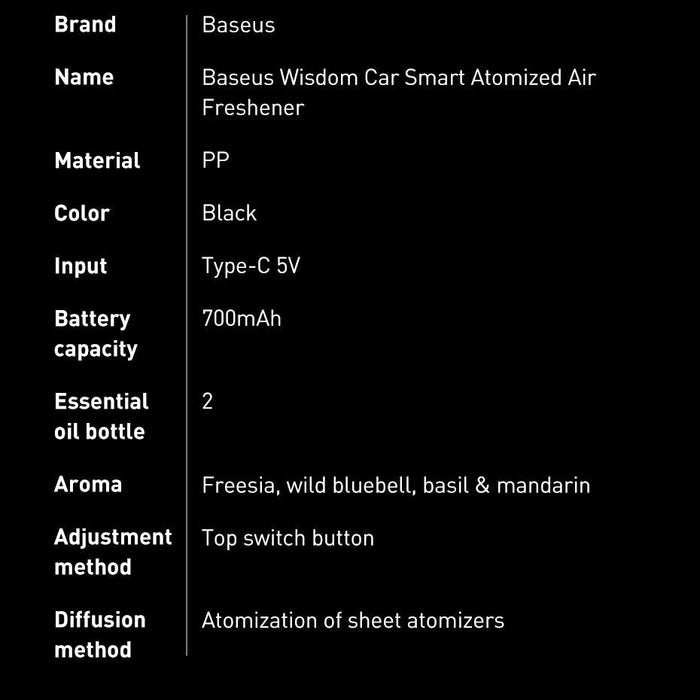 Освежител за автомобил Baseus
