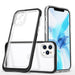 Прозрачен кейс 3в1 за iPhone 11 Pro Max с гел рамка черен