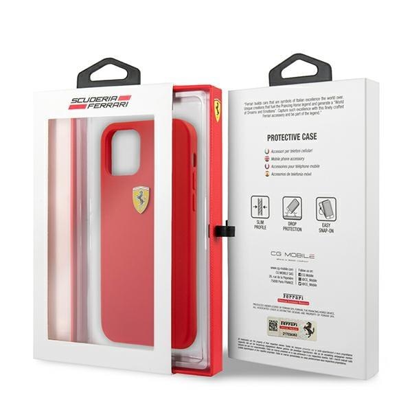 Калъф Ferrari FESSIHCP13MRE, за iPhone 13 6.1" 6.1", червен