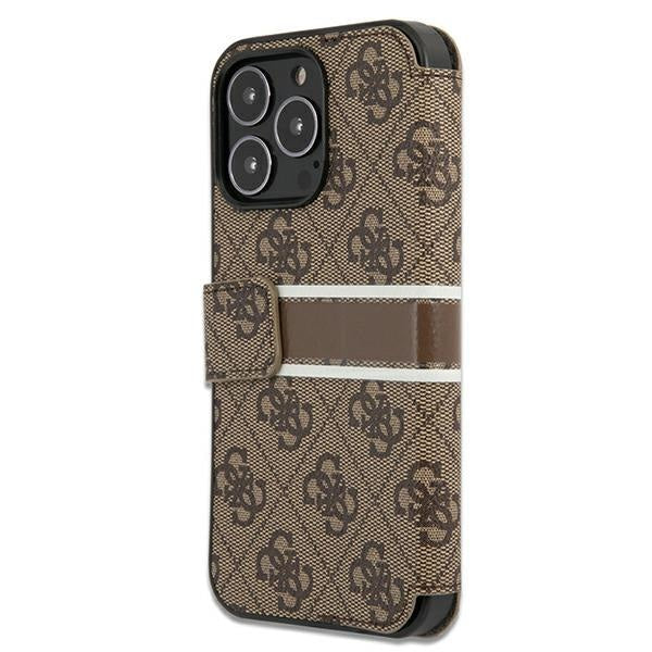 Калъф Guess GUBKP13L4GDBR за iPhone 13 Pro / 6.1’ кафяв