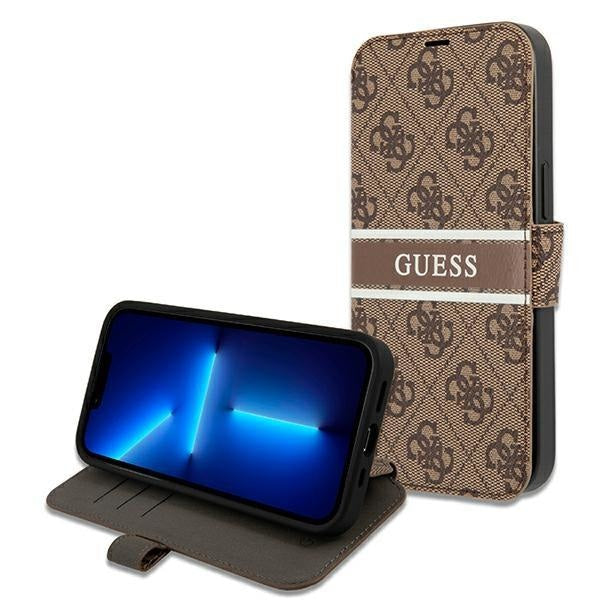 Калъф Guess GUBKP13L4GDBR за iPhone 13 Pro / 6.1’ кафяв