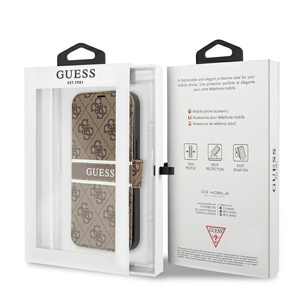 Калъф Guess GUBKP13L4GDBR за iPhone 13 Pro / 6.1’ кафяв