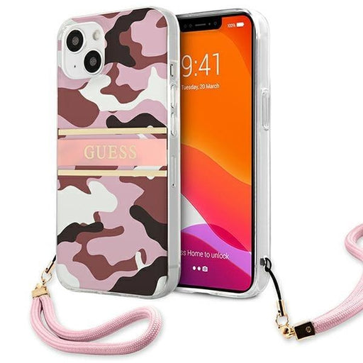 Калъф Guess GUHCP13MKCABPI за iPhone 13 6.1’ розов