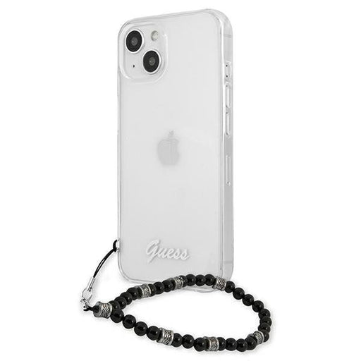 Калъф Guess Script and Black Pearls за Apple iPhone