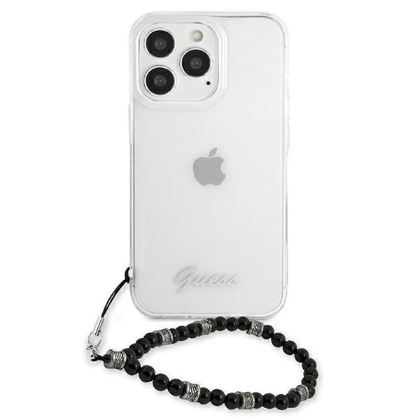 Калъф Guess Script and Black Pearls за Apple iPhone
