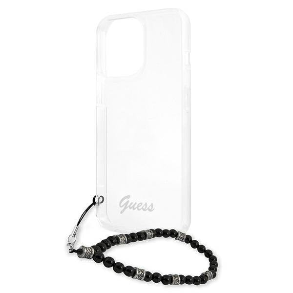 Калъф Guess Script and Black Pearls за Apple iPhone