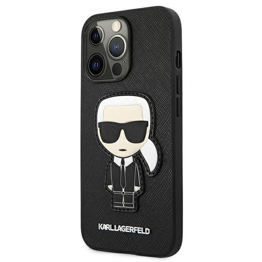 Калъф Karl Lagerfeld Pu Saffiano за Iphone 13 Pro Черен