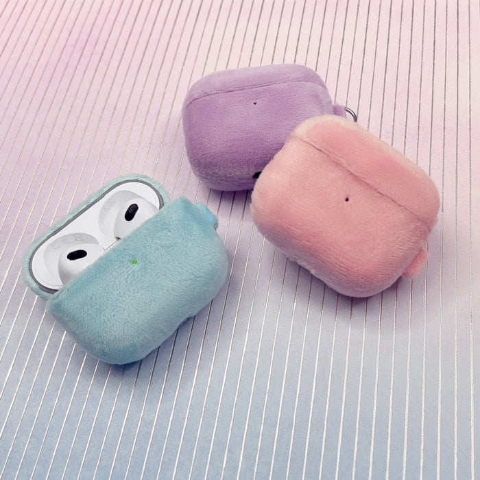 Калъф Kingxbar Plush Pods за AirPods 3 розов