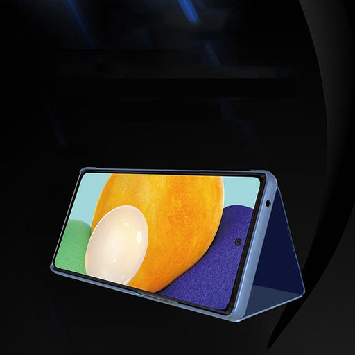 Прозрачен флип кейс за Samsung Galaxy A53 5G син