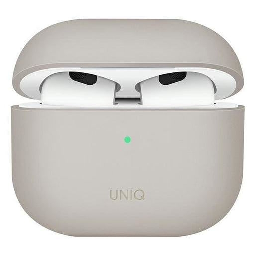 Калъф UNIQ Lino за AirPods 3 бежов светло