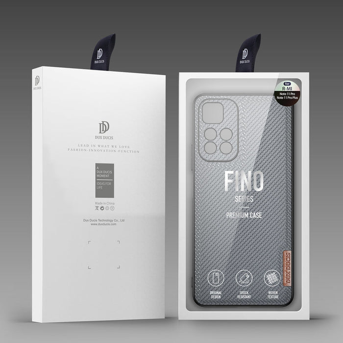 Кейс Dux Ducis Fino за Xiaomi Redmi Note 11 Pro+ 5G/11 Pro 5G/ Mi11i HyperCharge/Poco X4 NFC 5G, Син