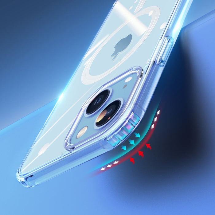 Кейс с магнитно зареждане Dux Ducis Clin Magnetic за Apple iPhone 13, Прозрачен