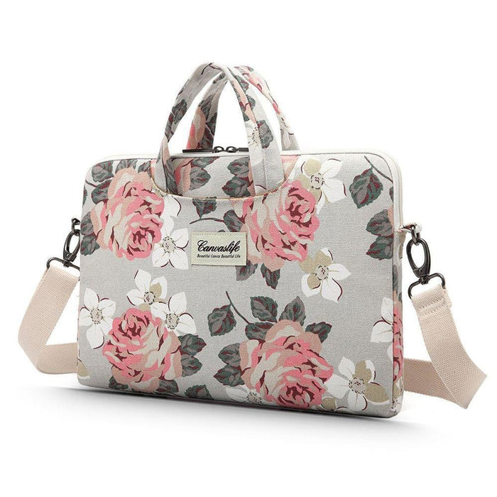 Чанта за лаптоп Canvaslife BRIEFCASE, 13" до 14", бял, розов