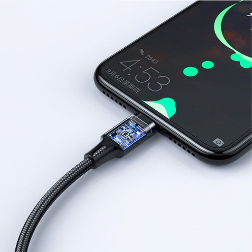 Кабел Dudao TGL2 USB 3в1 USB - C Micro Lightning 6A черен