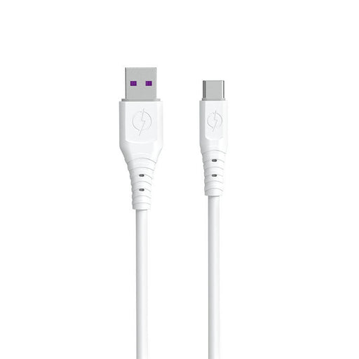 Кабел Dudao TGL3T USB към USB - C 6A 1m бял