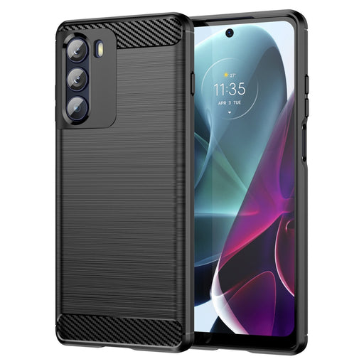 Carbon Case Гъвкав Кейс за Motorola Moto G200