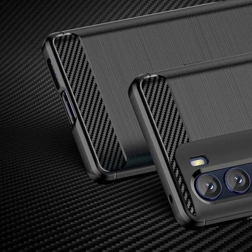 Carbon Case Гъвкав Кейс за Motorola Moto G200