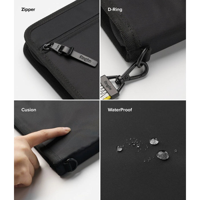 Калъф за лаптопи/таблети до 13’ Ringke Smart Zip Черен