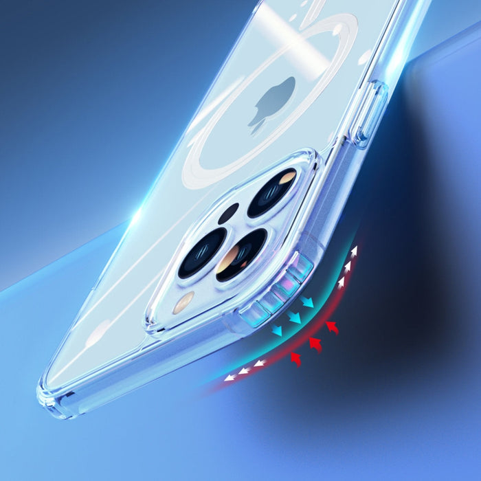 Кейс с магнитно зареждане Dux Ducis Clin Magnetic за Apple iPhone 12 Pro Max, Прозрачен