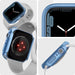 Калъф Spigen Thin Fit за Apple Watch 7 45mm Blue