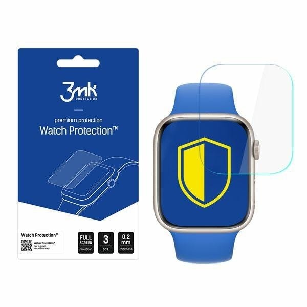 Скрийн протектор 3mk Watch Protection™ v. ARC+ за Apple Watch 7 45mm
