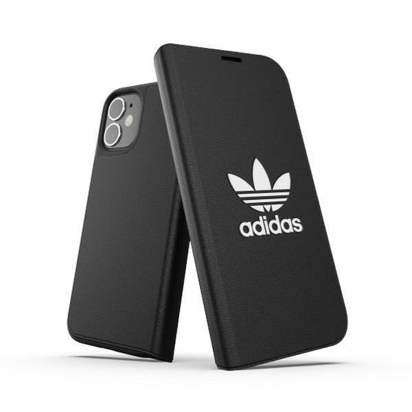 Кейс Adidas OR Booklet BASIC, за iPhone 12 Mini 5.4" черно-бял 42226