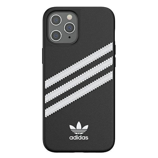 Кейс Adidas Molded PU за Apple iPhone 12 Pro Max Черно - бял