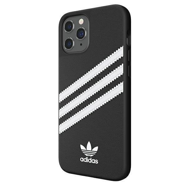 Кейс Adidas Molded PU за Apple iPhone 12 Pro Max, Черно-бял