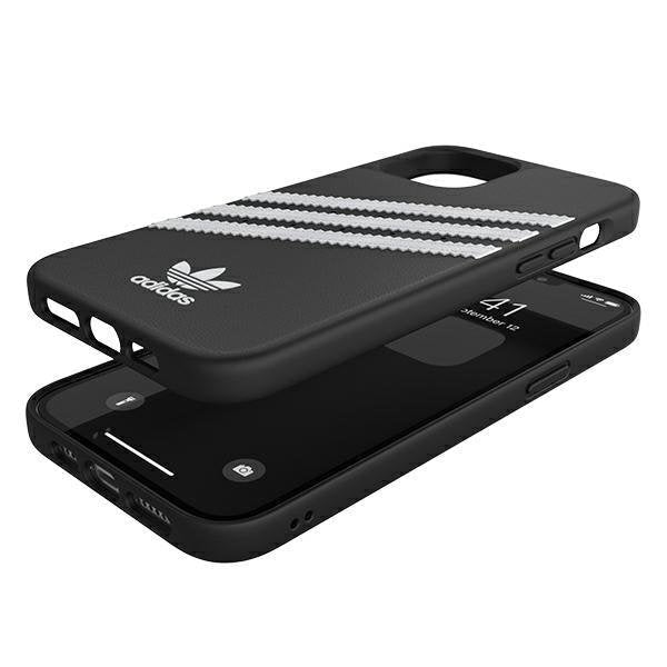 Кейс Adidas Molded PU за Apple iPhone 12 Pro Max, Черно-бял