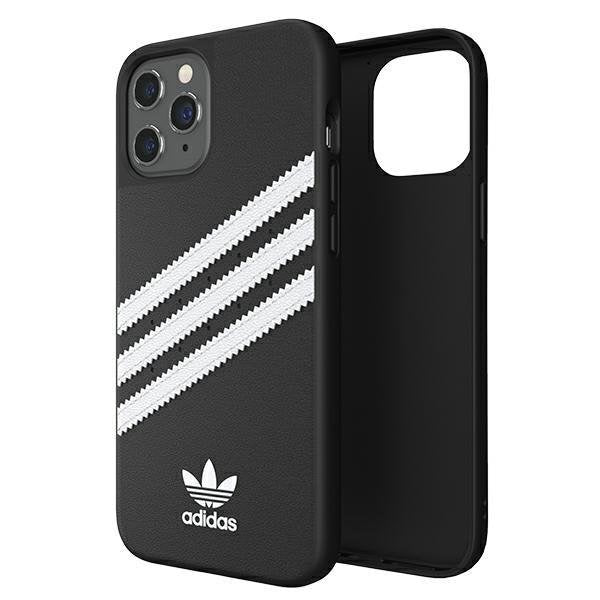 Кейс Adidas Molded PU за Apple iPhone 12 Pro Max, Черно-бял