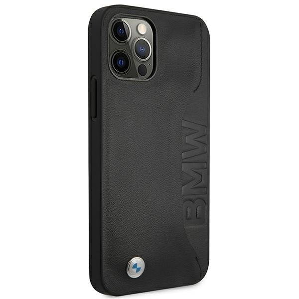 Калъф BMW BMHCP12LRCSWK Signature Leather Card за Iphone 12 Pro Max , Черен