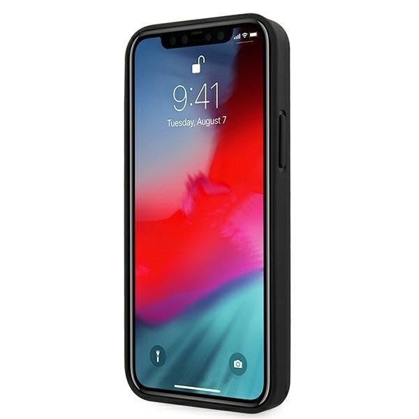 Калъф BMW BMHCP12LRCSWK Signature Leather Card за Iphone 12 Pro Max , Черен