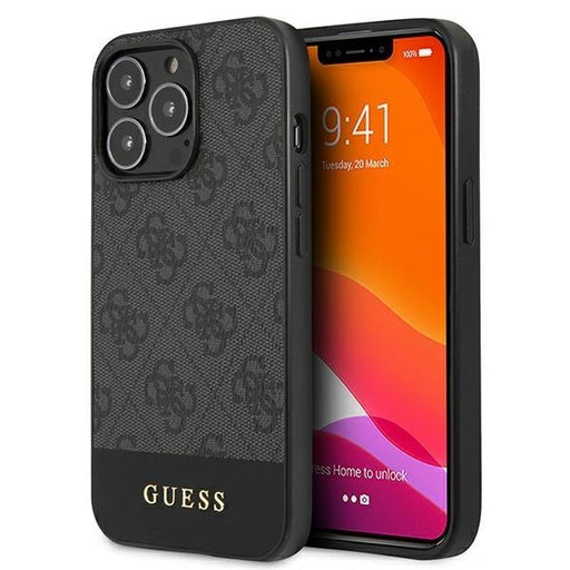 Калъф Guess GUHCP13LG4GLGR за iPhone 13 Pro / 6.1’ сив