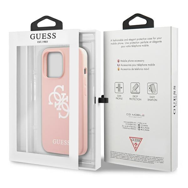 Калъф Guess GUHCP13LLS4GWPI за iPhone 13 Pro / 6.1’ розов