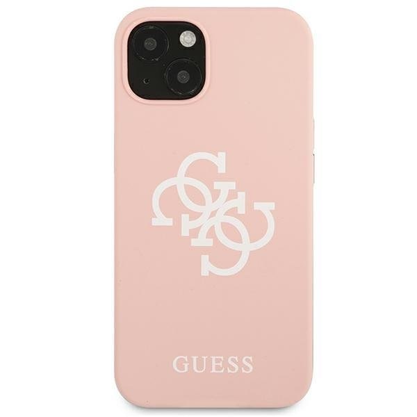 Калъф Guess GUHCP13SLS4GWPI за iPhone 13 mini 5.4’ розов