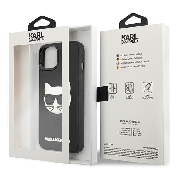 Кейс Karl Lagerfeld KLHCP13SCH3DBK за iPhone 13 mini