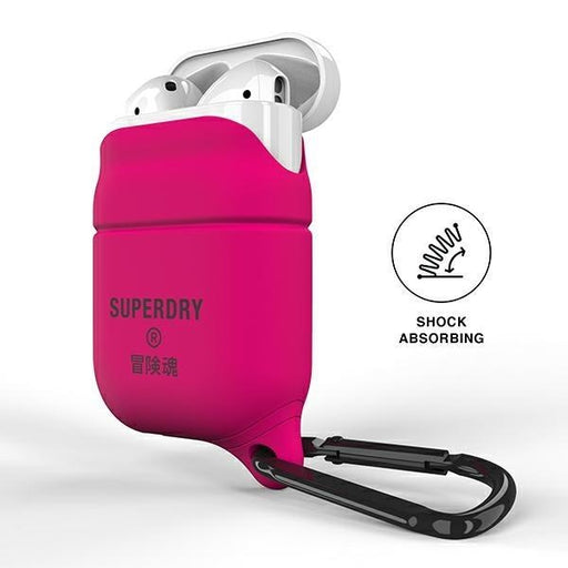 Водоустойчив кейс SuperDry за AirPods Розов